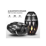 Haut parleur flamme bougie LED Bluetooth waterproof au meilleur prix au Maroc