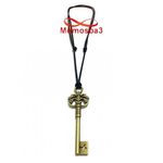 Collier Fil Noir Réglable Avec Pendentif Clé BRONZE - Unisex au meilleur prix au Maroc