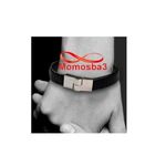 Bracelet Cuir Noir Avec Fermoir Magnétique - Unisex au meilleur prix au Maroc