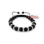 Bracelet Shamballa Crystal - Unisex au meilleur prix au Maroc