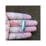 Chaine Avec Pendentif Balle En Acier Inoxydable S929 Argenté - Unisex au meilleur prix au Maroc