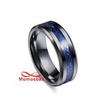 Bague Dragon En Acier Inoxydable Noir Et BLEU - Unisex au meilleur prix au Maroc