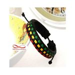 Bracelet Skye Noir Avec 3 Couleurs - Fil Réglable au meilleur prix au Maroc