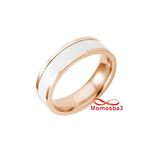 Bague En Plaqué Or et Acier Inoxydable  - Unisex au meilleur prix au Maroc