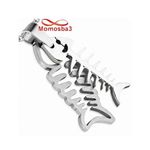 Chaine Et Pendentif Poisson En Acier Inoxydable - Unisex au meilleur prix au Maroc