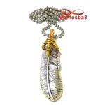 Chaine En Acier Inoxydable Avec Pendentif Plume - Unisex au meilleur prix au Maroc
