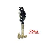 Collier Fil Noir Réglable Avec Pendentif Couperet En Acier Inoxydable Argenté - Unisex au meilleur prix au Maroc