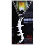 Collier En Acier Inoxydable Avec Pendentif Argenté 50cm au meilleur prix au Maroc