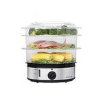 LAMACOM CUISEUR VAPEUR ELECTRIQUE 3 ETAGES 800W LOOK IN au meilleur prix au Maroc