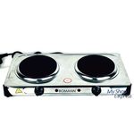 PLAQUE DE CUISSON ELECTRIQUE DOUBLE 2000W INOX BOMANN GERMANY au meilleur prix au Maroc