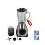 Blender Avec Moulin Bol En VERRE et concasseur à glace 700W+3 pièce de rechange gratuit au meilleur prix au Maroc