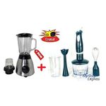 Bomana Mood PACK BLENDER BOL EN VERRE + MOULIN EPICES 700W 1.5L + MIXEUR PLONGEANT 4EN1 + 2 PIECES DE RECHANGES GRATUIT au meilleur prix au Maroc