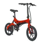 Bike X6 Rouge - Bicyclette électrique pliable, Vélo de confort de haute de gamme au meilleur prix au Maroc