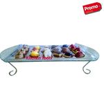 Présentoir de table - Snack Amuse-bouches A Pieds 2Pcs au meilleur prix au Maroc