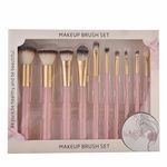 10Pcs Professional RoseGold Makeup Brushes Set Beauty Cosmetic Eyeshadow Lip Powder Face Brush Tools Kabuki Kwasten Brush Kit au meilleur prix au Maroc
