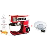 BOMANN ROBOT PETRIN A ECRAN 7L AVEC 7 VITESSES BOL EN VERRE + BALANCE CUISINE GRATUIT ROUGE au meilleur prix au Maroc