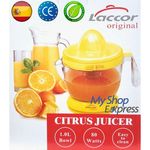 LACCOR PRESSE AGRUMES ELECTRIQUE ULTRA COMPACT 80W - 1L JUS ORANGE CITRON au meilleur prix au Maroc