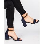 Sandales à talons-BLEU au meilleur prix au Maroc