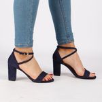 Sandales à talons-BLEU au meilleur prix au Maroc