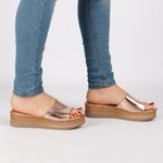 Sandales Plates-ROSE DORE au meilleur prix au Maroc