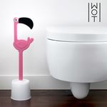 Brosse WC Flamant Rose Wagon Trend au meilleur prix au Maroc
