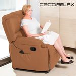 Fauteuil de Relaxation Massant Cecorelax Camel 6005 au meilleur prix au Maroc