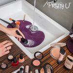 Tapis de Nettoyage pour Pinceaux de Maquillage Pretty U au meilleur prix au Maroc
