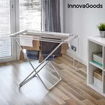 Étendoir à Linge Électrique Pliable InnovaGoods 100W Gris (6 Barres) au meilleur prix au Maroc