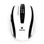 Souris sans-fil NGS White Flea Advanced 800/1600 dpi Blanc Noir au meilleur prix au Maroc