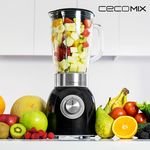 Mixeur en Verre Cecomix Titanium Black 4060 1000W au meilleur prix au Maroc