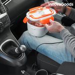 Gamelle Électrique pour Voitures InnovaGoods 40W 12 V Blanche Orange au meilleur prix au Maroc