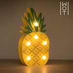 Ananas Décoratif en Bois Wagon Trend (6 LED) au meilleur prix au Maroc
