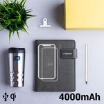 Cahier de Notes avec Power Bank 4000 mAh 16 GB (20 feuilles) 146025 au meilleur prix au Maroc