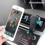 Support Gravitationnel de Téléphones Portables pour Voiture InnovaGoods au meilleur prix au Maroc