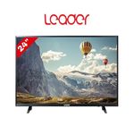 TV LCD LED 24" HD,TNT/Satellite,VGA,HDMI, USB, PERITEL LE-CTV2400SAT-BK au meilleur prix au Maroc