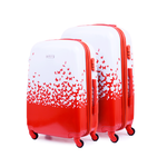 Set 2 Valises POLYCARBONATE Roue Double Moyenne et Grande - Rouge au meilleur prix au Maroc