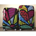 Set 2 Valises POLYCARBONATE Roue Double Moyenne et Grande 4R au meilleur prix au Maroc