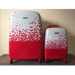 Set 2 Valises POLYCARBONATE Roue Double Cabine et Grande - Rouge au meilleur prix au Maroc