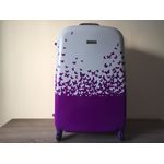 Valise POLYCARBONATE Roue Double Grande - Mauve au meilleur prix au Maroc