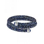 Swarovski Bracelet-jonc Crystaldust bangle Double - Noir et Bleu marine au meilleur prix au Maroc