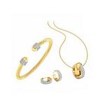 Fierro Parure 3 pièces Argentia 18K plaqué or de Fierro - Doré au meilleur prix au Maroc