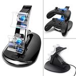 STATION DE CHARGE LED NOIR POUR MANETTE XBOX ONE S au meilleur prix au Maroc