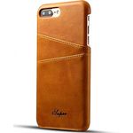 Coque Iphone 8 de Protection Cuir Marron -Portefeuille, Haute Qualité au meilleur prix au Maroc