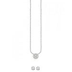 Thomas Sabo Set de Collier et Boucles D'oreilles Light Of Luna - Argenté au meilleur prix au Maroc