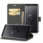 ETUI PORTEFEUILLE POUR SAMSUNG GALAXY S9 NOIR au meilleur prix au Maroc