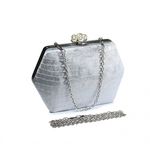 Pochette Mavis Gris au meilleur prix au Maroc