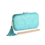 Pochette Zaylee Bleu Eau au meilleur prix au Maroc