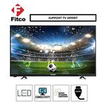 FITCO 24" HD TV 24DN3 SUPPORT TV OFFERT NOIR au meilleur prix au Maroc