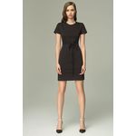 Robe Ceinturée Noire au meilleur prix au Maroc