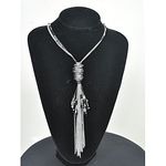 Sautoir Cravate Argent au meilleur prix au Maroc